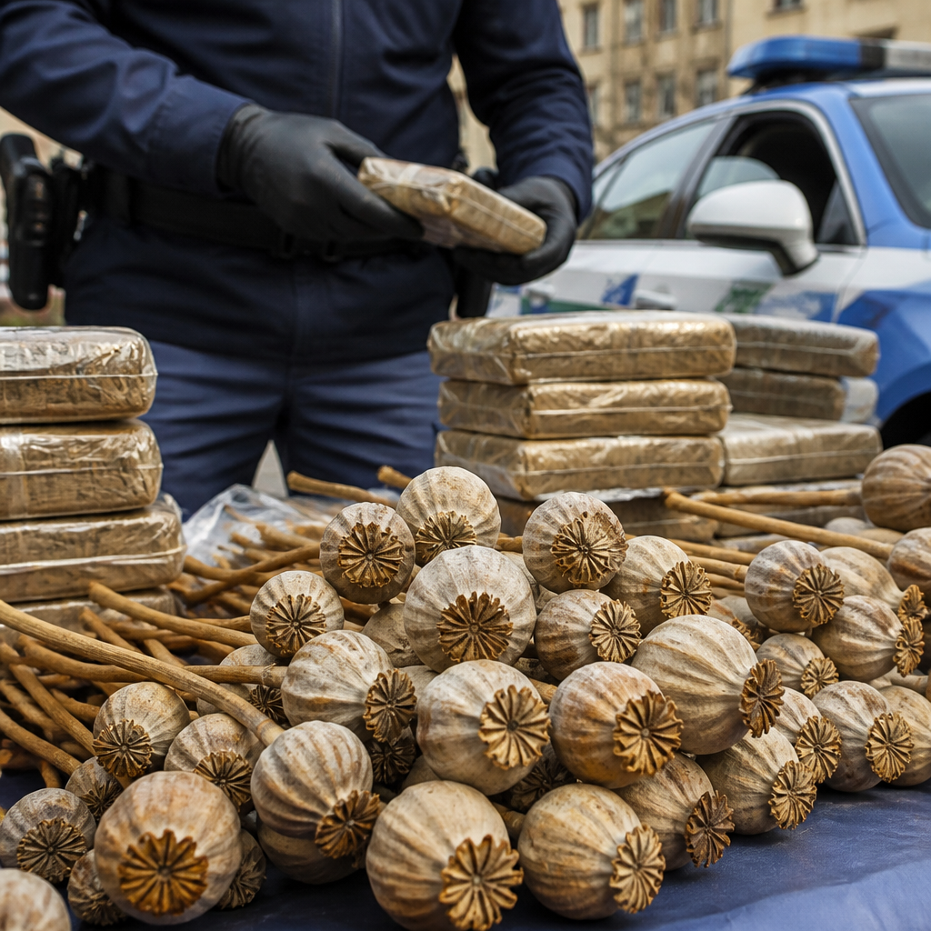 Casalbuttano, 295 bulbi di papavero da oppio nel trolley