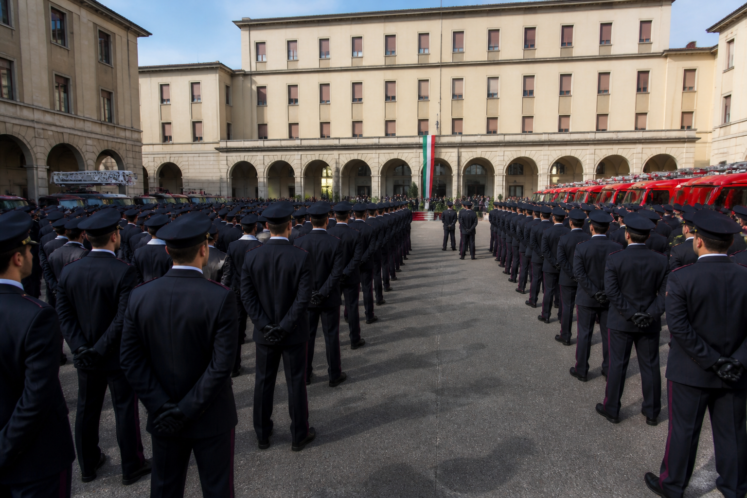 Roma, giuramento per gli allievi vigili del fuoco del 102° corso