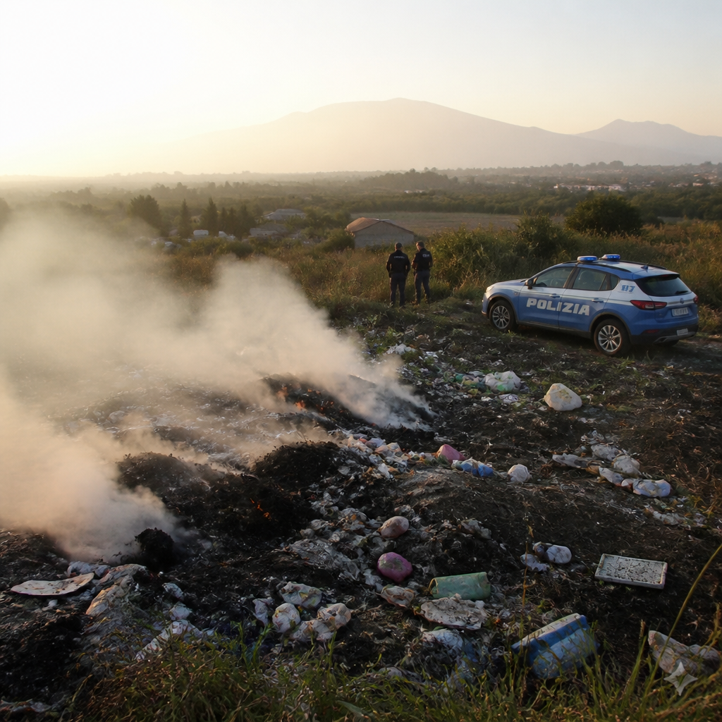 Roghi tossici a Vittoria, sequestrato terreno di 700 mq