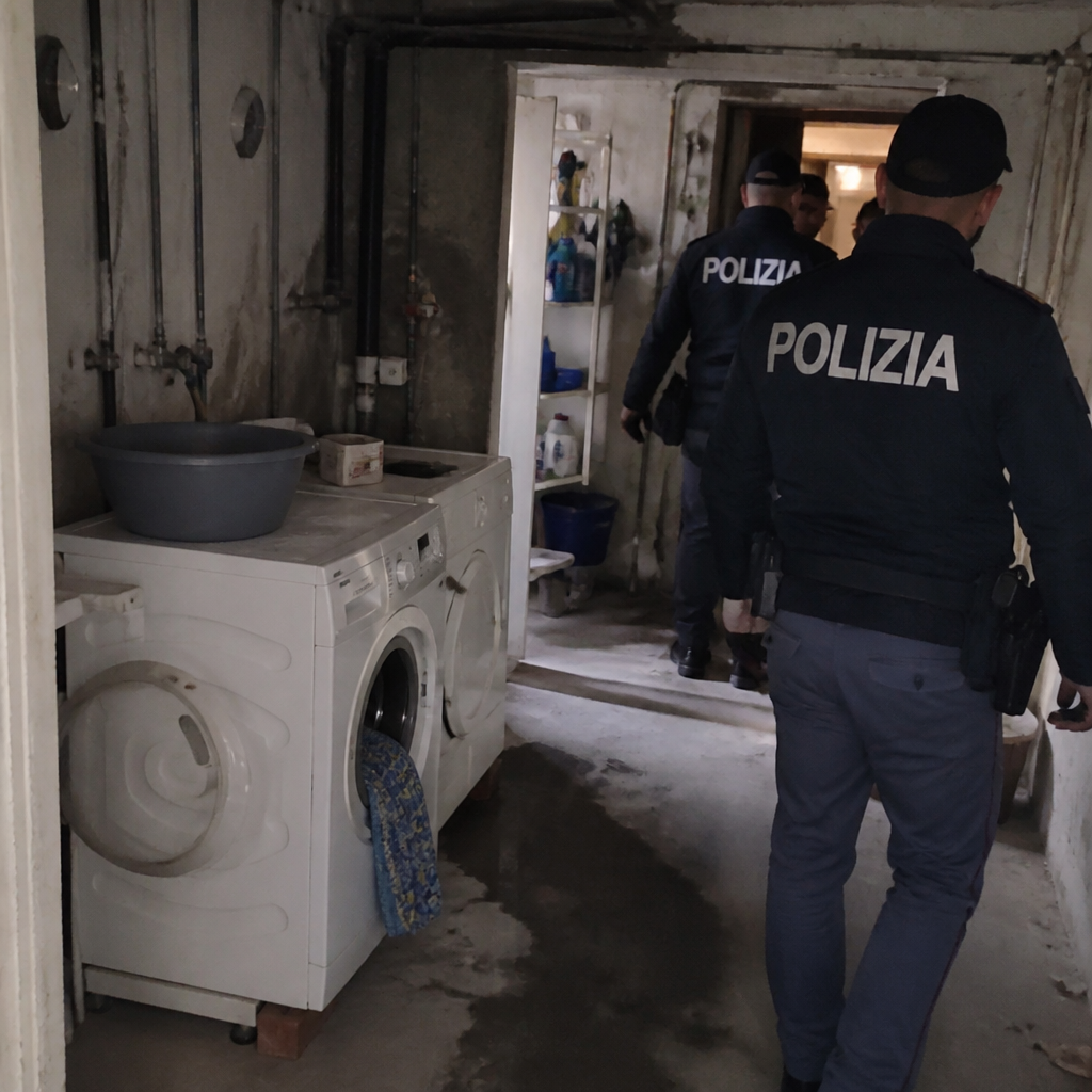 Roma, droga nascosta nei lavatoi condominiali: un arresto