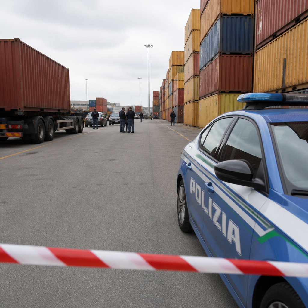 Roma, riciclaggio moto rubate: sequestrati 21 container
