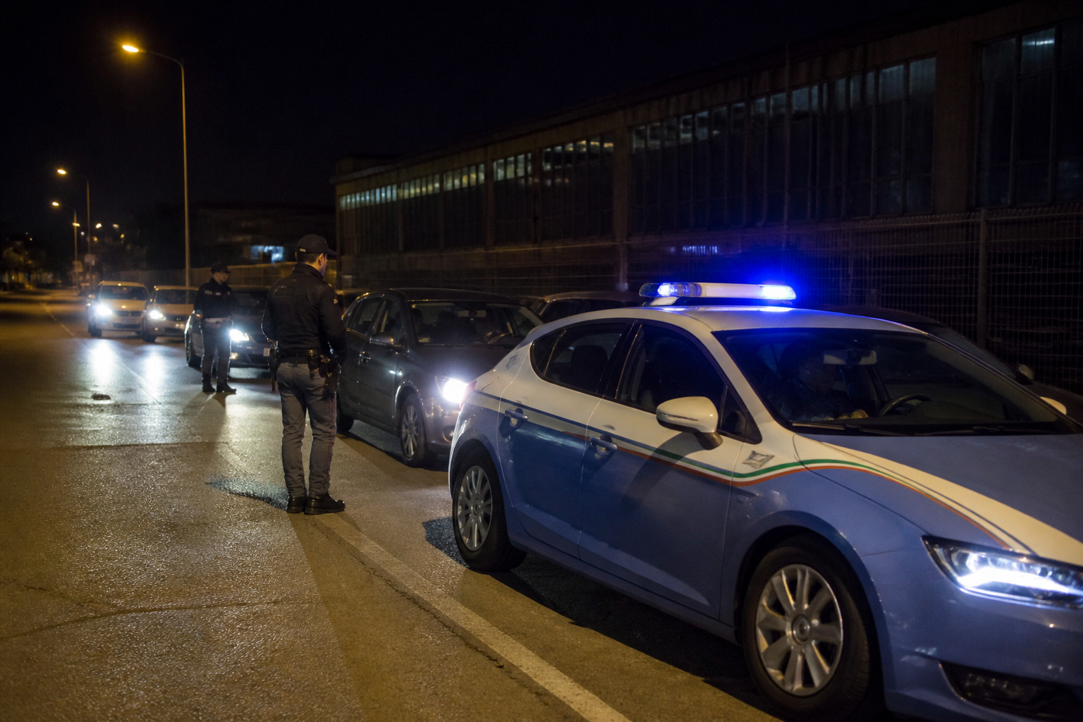 San Basilio, blitz della polizia: 2 arresti e 150 identificati