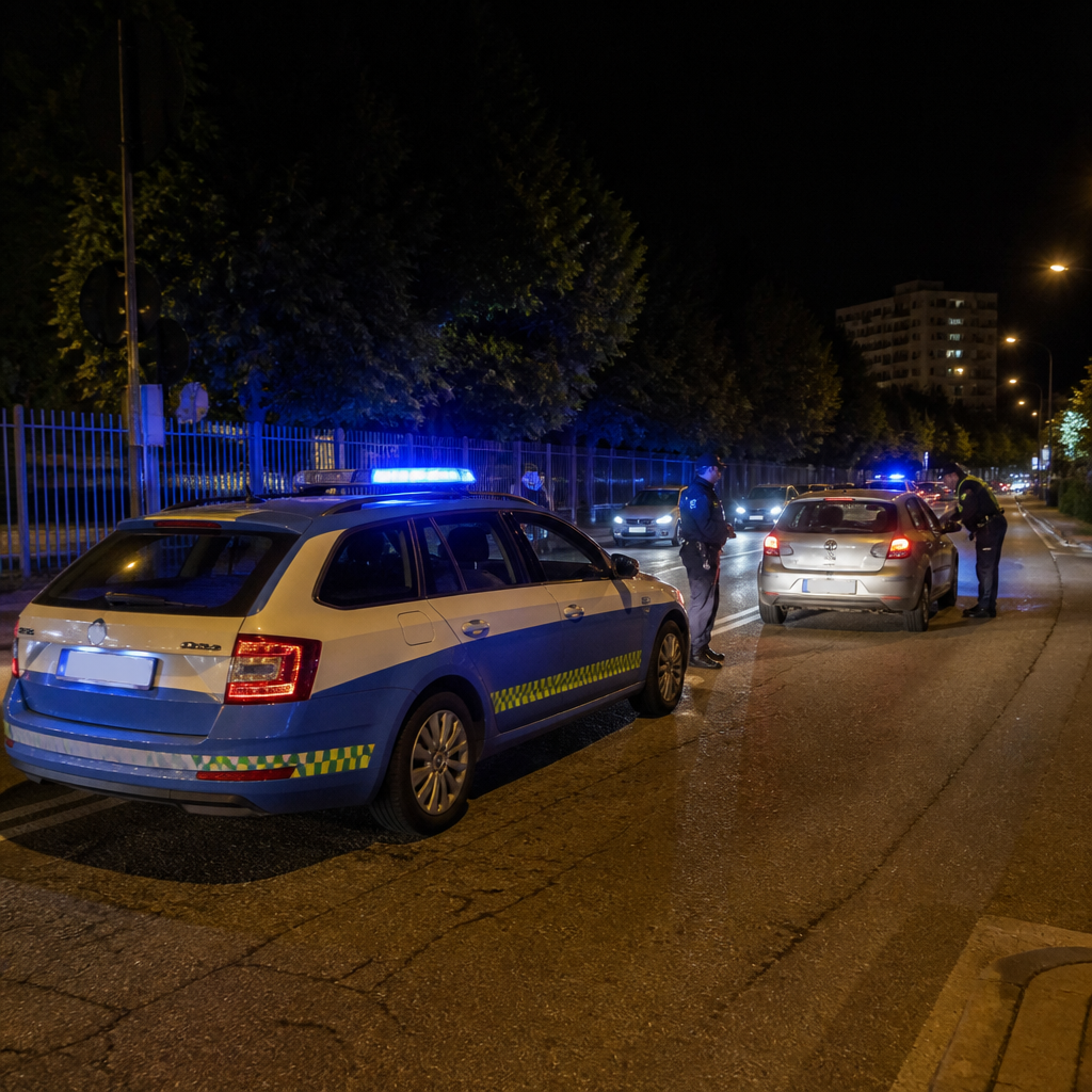San Basilio, blitz della polizia: 2 arresti e 150 identificati